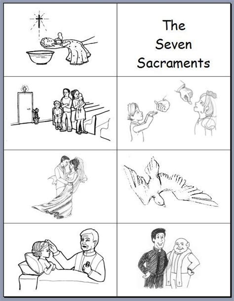 Seven Sacraments Worksheet Worksheet