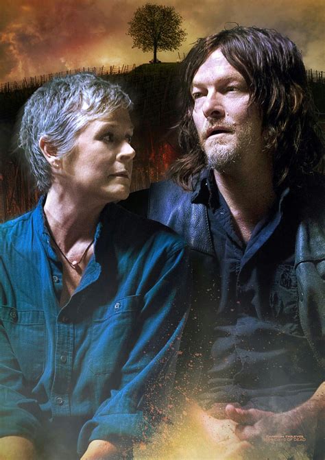 Carol Peletier And Daryl Dixon The Walking Dead Amc Walking Dead