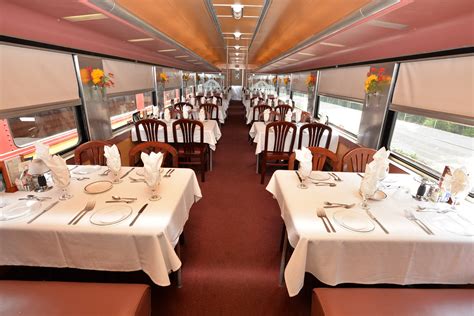 Interior of Milwaukee Road Dining Car #201 - Cincinnati Dinner