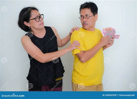 Husband Hiding Some Money And Refused To Share It With His Wife Stock
