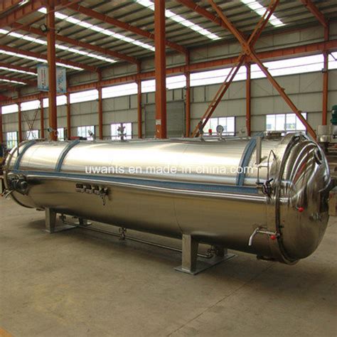 China Industrial Autoclave Horizontal Spice Steam Pressure Vessel