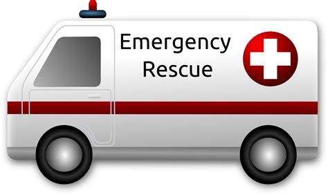 Ambulance Cartoon Emergency Medical Technician Paramedic Ambulance