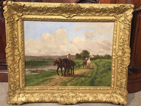 Learn the french painting vocabulary as a list of french painting terms with english translation. Pair of Antique French Horse Paintings by Quinton at 1stdibs