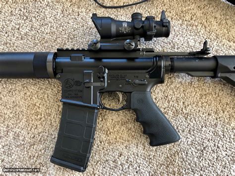 Colt Competition Ar 15 223 With Trijicon Acog 4x32 223 Bdc
