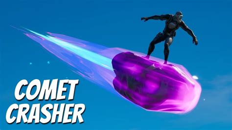 Fortnite New Glider Gameplaycomet Crasher Comet Glider Youtube