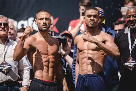 There's no point in welcoming any dangers, especially since you're not even fighting in an actual match. Brook, Spence make weight for title fight - Bad Left Hook