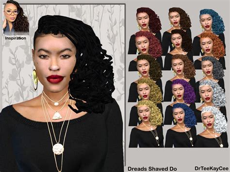 Sims 4 — Dreads Shaved Do By Drteekaycee — This Cute Little Hairstyle