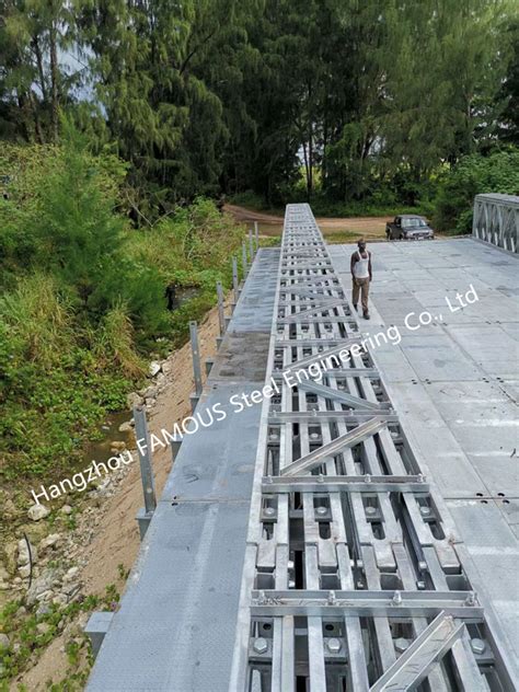Modular Steel Bailey Bridge Panel Shoring Prefabricated Temporary
