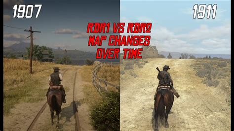 Rdr1 Vs Rdr2 Map Changes Over Time 1907 To 1911 Part 1 Youtube
