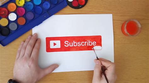 How To Draw The Youtube Subscribe Button Youtube