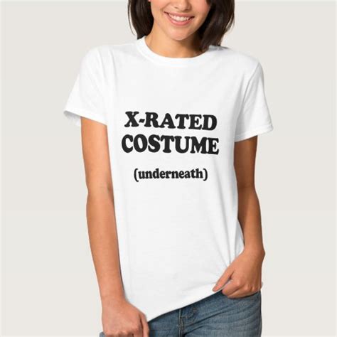 X Rated Costume T Shirt Zazzle