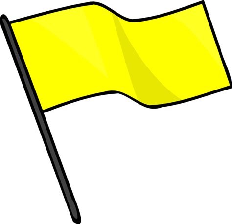Yellow Flags Clipart 2 By Joe Flag Clip Art Png Download Full