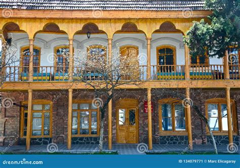 Qakh Traditional Houses In Caucasus Azerbaijan Editorial Photo Image