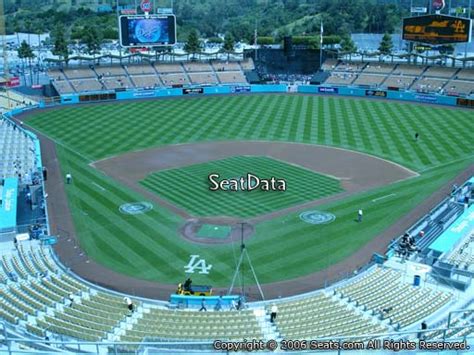 Seat View From Reserve Section 2 At Dodger Stadium Los Angeles Dodgers