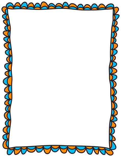Frame Más Borders And Frames Borders For Paper Clip Art Borders