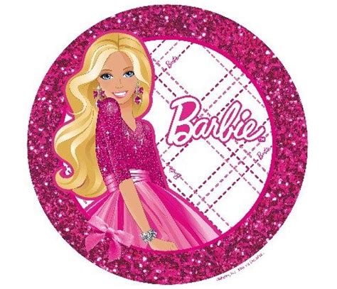 Barbie Edible Image Cupcake Toppers By DecoPac 12 Toppers