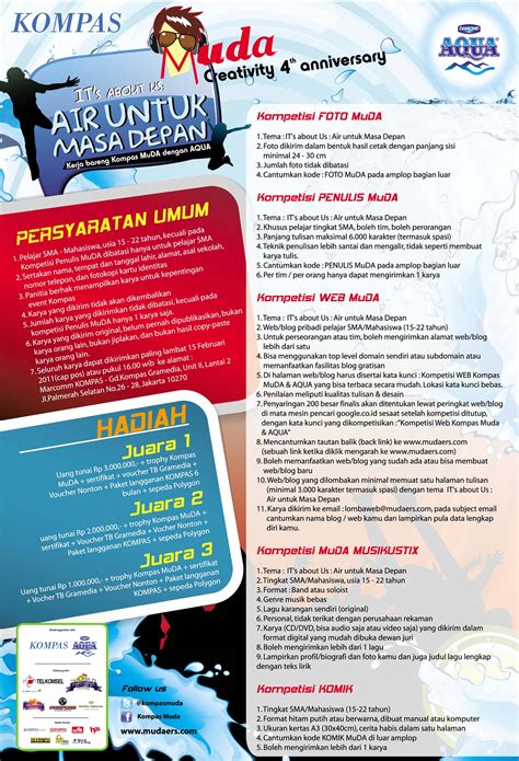 Didesain dengan sederhana, menarik, dan keren. 30+ Ide Contoh Pamflet Motivasi - Little Duckling Blog