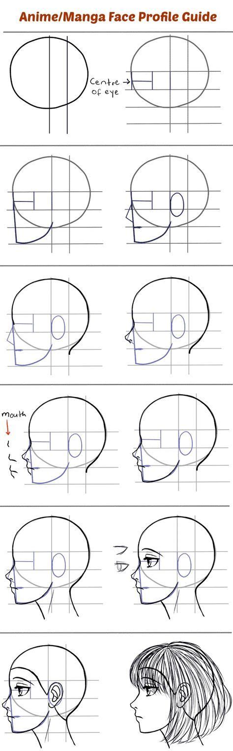 How To Draw The Side Of A Face In Manga Style Manga Tuts Drawings