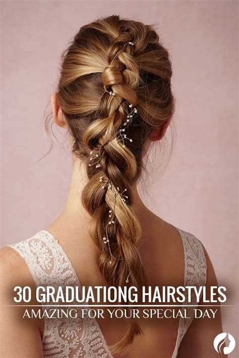 36 Amazing Graduation Hairstyles For Your Special Day In 2020 Hair