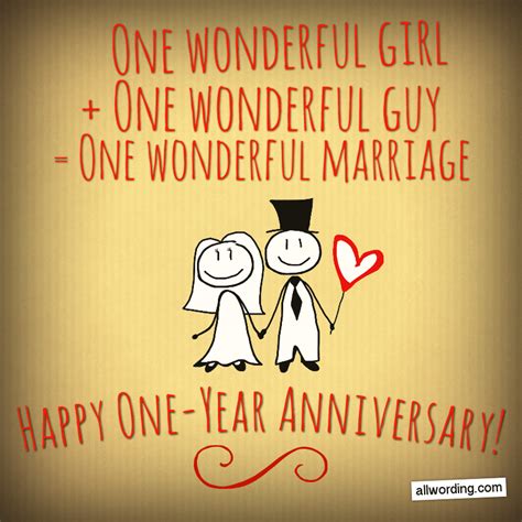 First Anniversary Wishes For A Husband Wife Or Couple