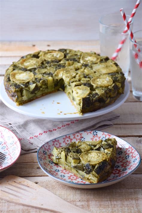 Tarte tatin de courgettes tarte tatin courgette pesto chèvre Brilnt