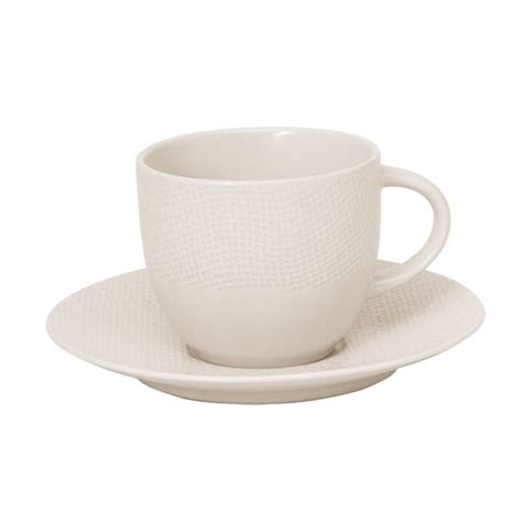 Tasse Thé 22 Cl Soucoupe Vesuvio Ivoire Table Passion Ambiance And Styles