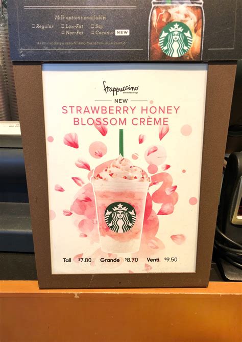 Xavier Lur On Twitter The New Starbucks Strawberry Honey Blossom