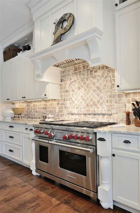 20 Pretty White Kitchen Backsplash Ideas Rustic Kitchen Interior
