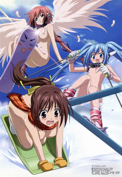 Nymph Ikaros And Mitsuki Sohara Megami Magazine And 1 More Drawn By