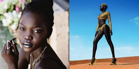 Elleuk On Twitter Stunning Sudanese Model Nyakim Gatwech Was Asked To Bleach Her Skin And Her