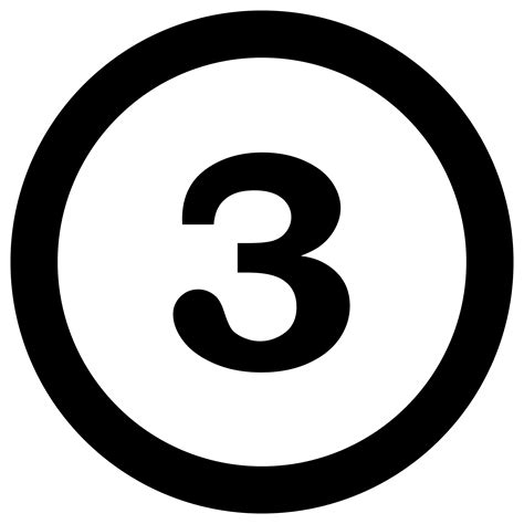 Number 3 Black And White Png Image Purepng Free Transparent Cc0 Png