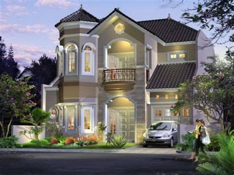 Desain rumah minimalis ini pun begitu sederhana, tapi dapat dilihat bahwa penggunaan warna monokrom mampu membuatnya. Model Rumah Klasik Modern