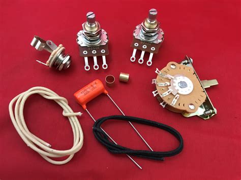 Custom 3 way fender telecaster tele control plate wiring harness upgrade kit. Telecaster upgrade guitar wiring kit with orange drop tone cap, switch and wire