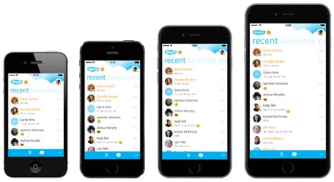 Skype App Für Iphone Ist Jetzt Für Iphone 6 Optimiert It