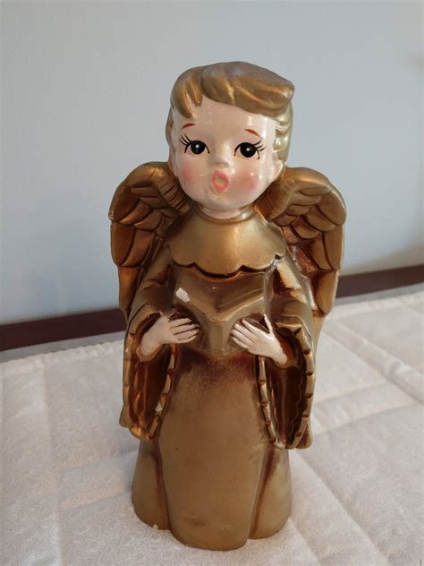 Vintage Inarco Angel Figurines Christmas Holiday
