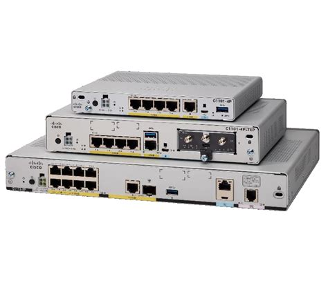 Cisco Isr 1100 4 Ports Dual Ge Wan Ethernet Router Рутери с интегрирани