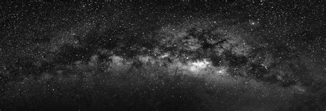 Nature View Of Milky Way Galaxy With Star In Universe Space At Night