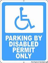 Parking Disabled Permit Pictures