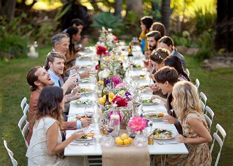 This board is about intimate dinner party ideas. casual backyard wedding - Google Search | Small backyard ...