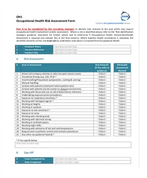 Professional Risk Assessment Template Mental Health Doc Sample Kelitbanganwonogiri