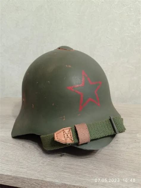 Helmet 1936 Steel Ssh 36 Wwii Original Russian Military Soviet Army