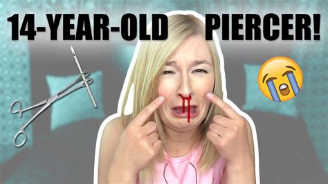 Septum Piercing Gone Wrong Underage Horror Story Youtube