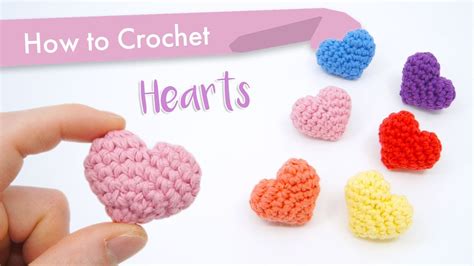 How To Crochet Classic Hearts Beginner Pattern And Tutorial