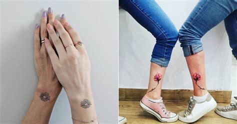 Mother Daughter Tattoo Ideas To Show Mom You Care Popsugar Love And Sex