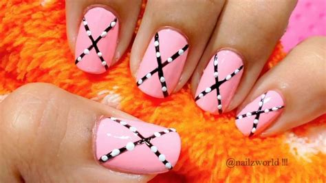 Easy Nail Art Design For Beginners Striping Brush And Dotting Tools