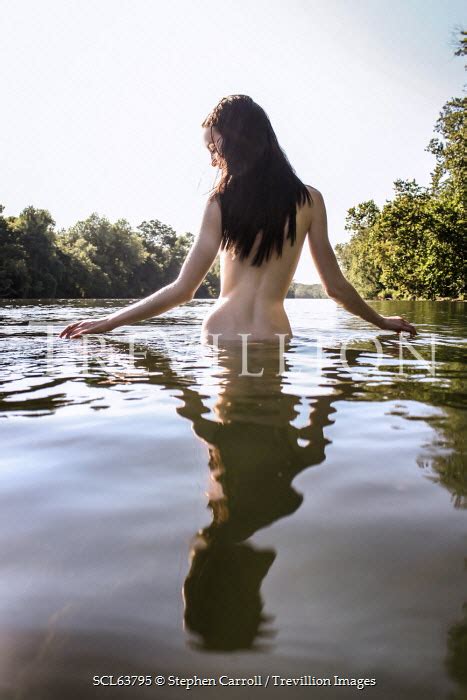 Nude Woman Wading River Telegraph