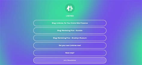 The app creates a linktree branded landing page for you to add multiple links to, and then you. Linktree: o que é e como colocar mais de um link na bio do ...