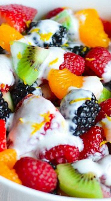Fresh berry salad with limoncello is a variation on a simple macerated fruit salad with a focus on berries and lemon. Rainbow Fruit Salad with Creamy Limoncello Dressing ...