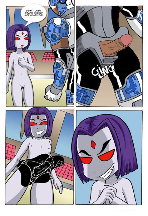 Post Cyborg Dc Palcomix Raven Teen Titans Comic