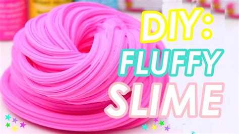 Diy Fluffy Slime Youtube